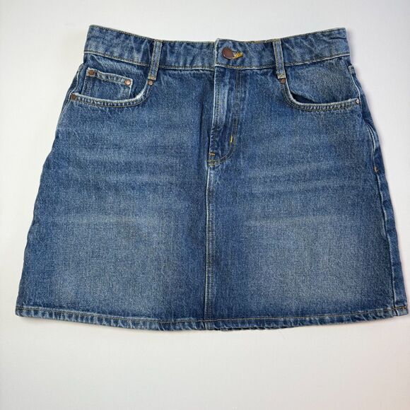 Boden Dresses & Skirts - Boden Denim Mini Skirt, Medium Wash, Versatile, Size 8, Boots or Sandals 2/$25